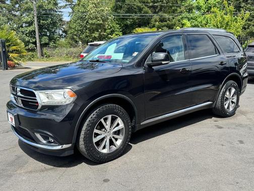 Brilliant Black Crystal Pearlcoat 2016 Dodge Durango Limited