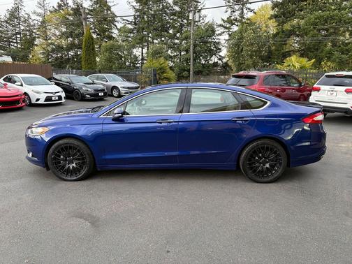 Deep Impact Blue Metallic 2014 Ford Fusion Titanium