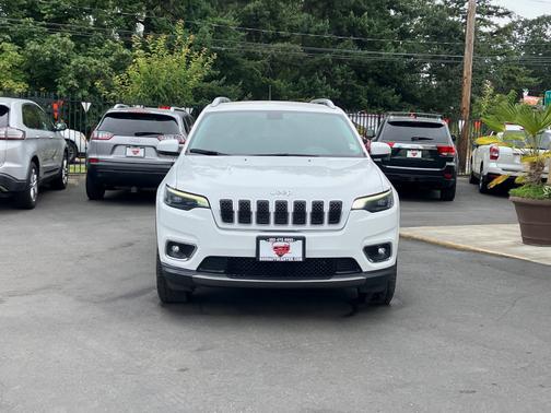Pearl White Pearlcoat 2019 Jeep Cherokee Limited