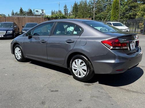 Modern Steel Metallic 2014 Honda Civic LX