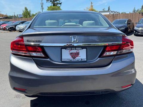 Modern Steel Metallic 2014 Honda Civic LX