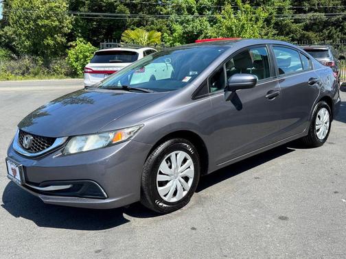 Modern Steel Metallic 2014 Honda Civic LX
