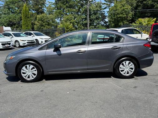 Modern Steel Metallic 2014 Honda Civic LX