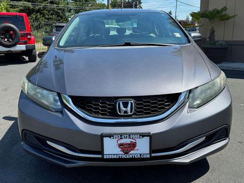 Modern Steel Metallic 2014 Honda Civic LX