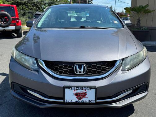 Modern Steel Metallic 2014 Honda Civic LX