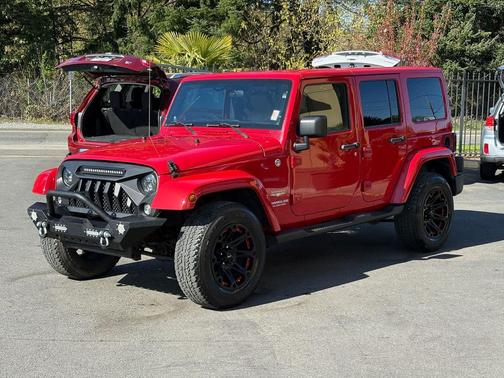Flame Red Clearcoat 2012 Jeep Wrangler Unlimited Sahara