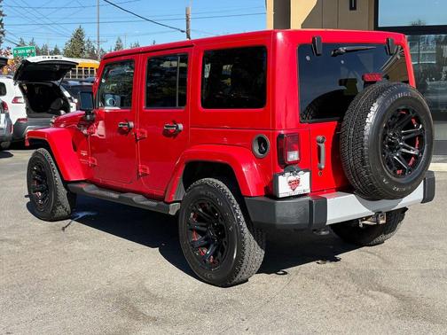 Flame Red Clearcoat 2012 Jeep Wrangler Unlimited Sahara