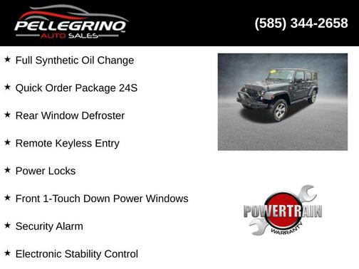 2016 Jeep Wrangler Unlimited Sport