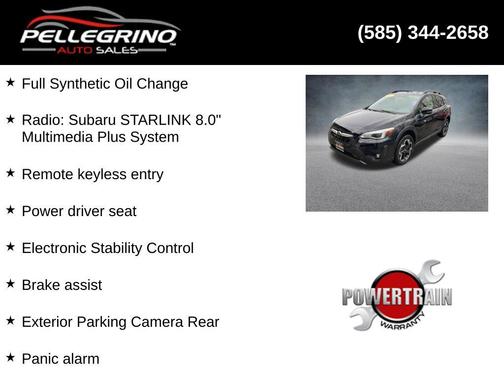 Crystal Black Silica 2023 Subaru Crosstrek Limited