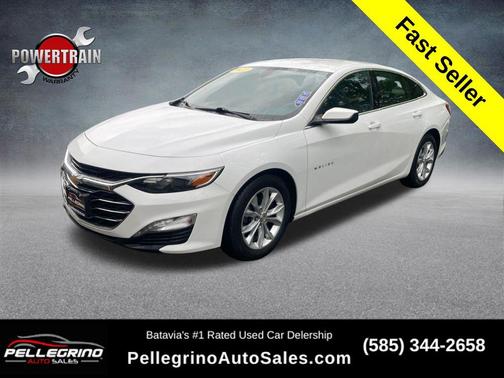 Summit White 2022 Chevrolet Malibu FWD LT