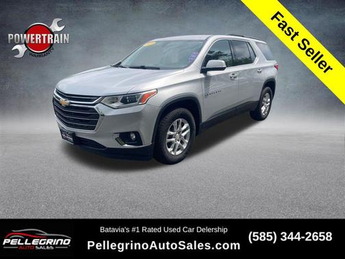 Silver Ice Metallic 2019 Chevrolet Traverse LT Cloth