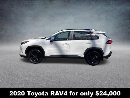 Super White 2020 Toyota RAV4 XLE