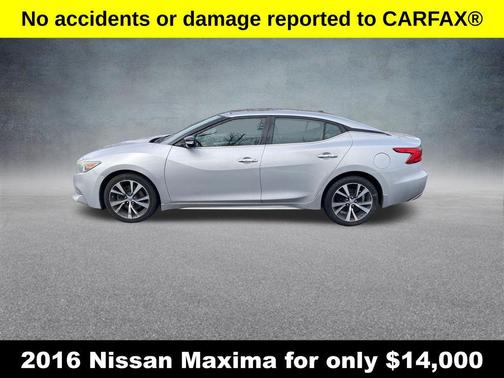 Brilliant Silver 2016 Nissan Maxima 3.5 SL