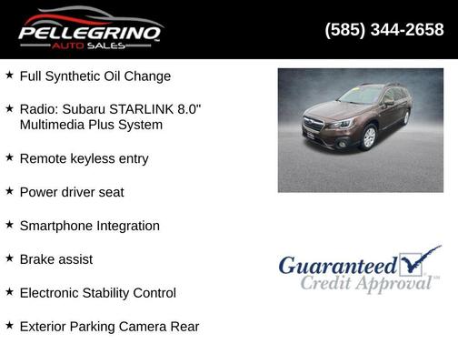 2019 Subaru Outback 2.5i Premium