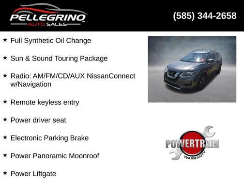Gun Metallic 2019 Nissan Rogue SV