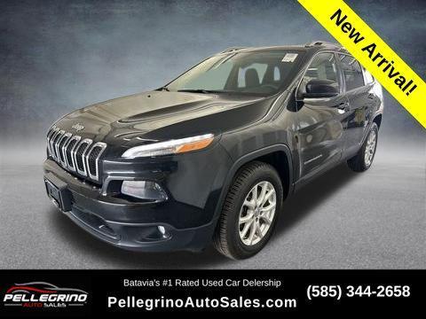 Brilliant Black Crystal Pearlcoat 2015 Jeep Cherokee Latitude