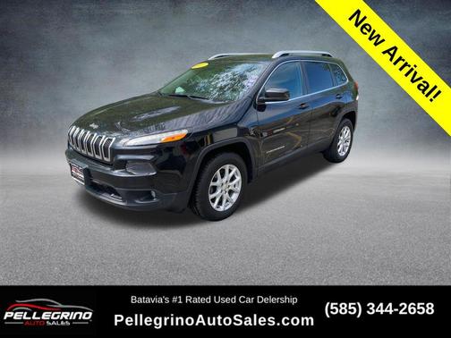 Brilliant Black Crystal Pearlcoat 2015 Jeep Cherokee Latitude