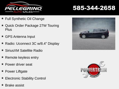 Dark Cordovan Pearlcoat 2017 Chrysler Pacifica Touring