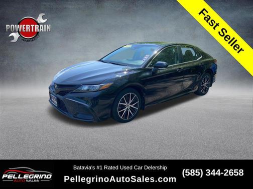 Midnight Black Metallic 2023 Toyota Camry SE