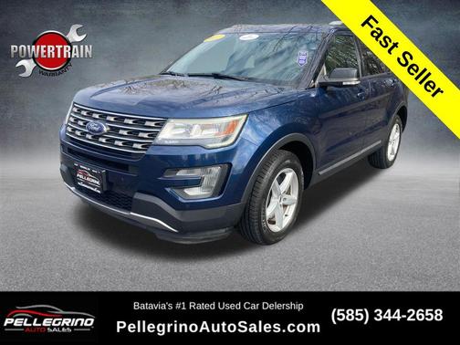 Blue Jeans Metallic 2017 Ford Explorer XLT