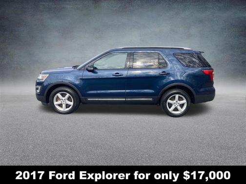 Blue Jeans Metallic 2017 Ford Explorer XLT