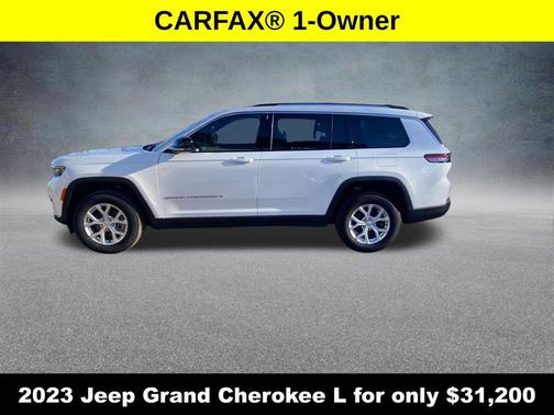 Bright White Clearcoat 2023 Jeep Grand Cherokee L Limited