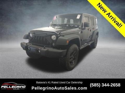 Black Clearcoat 2018 Jeep Wrangler JK Unlimited Willys Wheeler W