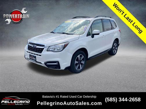 Crystal White Pearl 2018 Subaru Forester 2.5i Premium