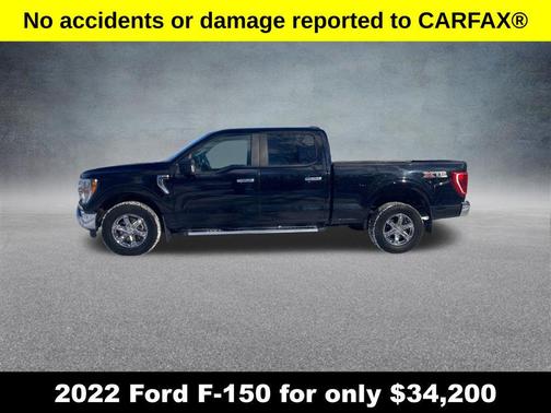 Agate Black Metallic 2022 Ford F-150 XLT