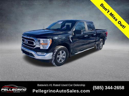 Agate Black Metallic 2022 Ford F-150 XLT
