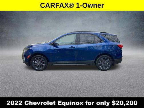 Blue Glow Metallic 2022 Chevrolet Equinox AWD RS