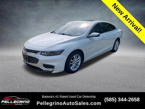 Summit White 2017 Chevrolet Malibu 1LT