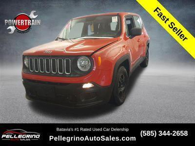 Omaha Orange 2017 Jeep Renegade Sport