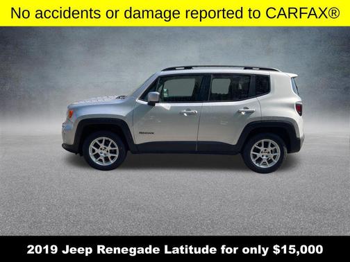 Glacier Metallic Clearcoat 2019 Jeep Renegade Latitude