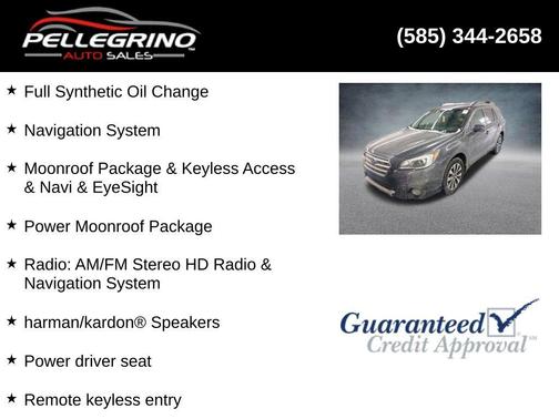 2015 Subaru Outback 3.6R Limited