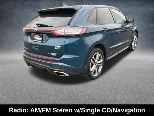 Blue Metallic 2016 Ford Edge Sport
