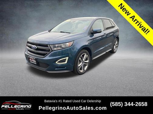 Blue Metallic 2016 Ford Edge Sport