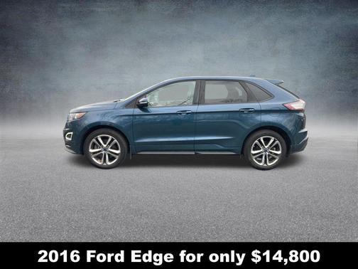 Blue Metallic 2016 Ford Edge Sport