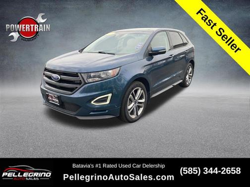 Blue Metallic 2016 Ford Edge Sport