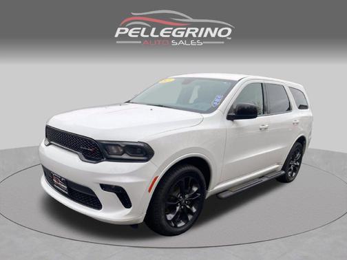 White Knuckle Clearcoat 2021 Dodge Durango SXT Plus