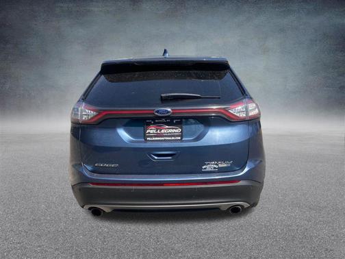 Blue Metallic 2018 Ford Edge Titanium
