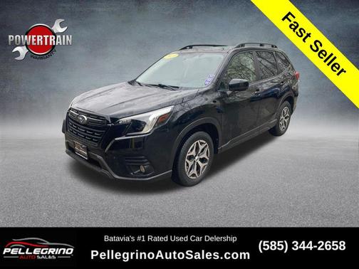 Crystal Black Silica 2023 Subaru Forester Premium