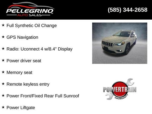 Bright White Clearcoat 2019 Jeep Cherokee Limited