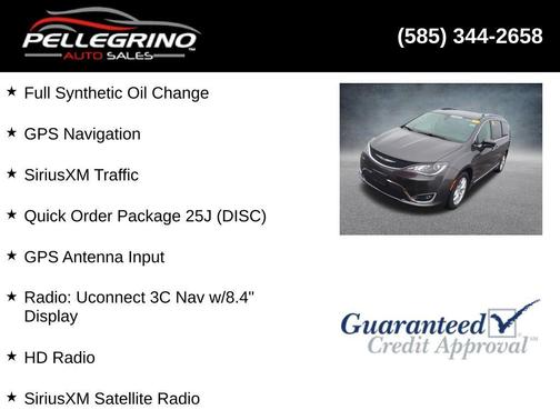Granite Crystal Metallic Clearcoat 2017 Chrysler Pacifica Touring-L