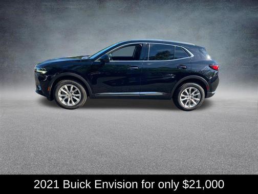 Ebony Twilight Metallic 2021 Buick Envision AWD Preferred