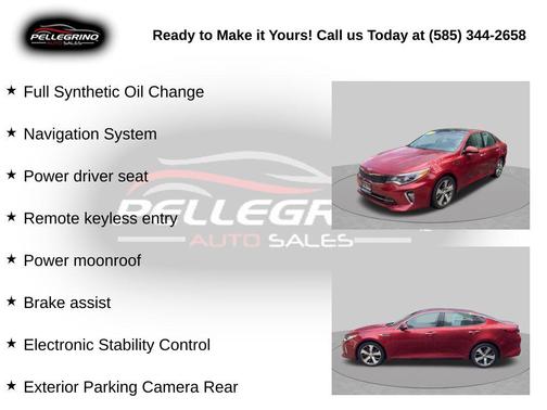 Remington Red 2018 Kia Optima SX Turbo