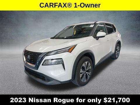 Pearl White Tricoat 2023 Nissan Rogue SV