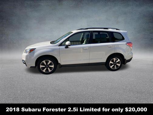 Crystal White Pearl 2018 Subaru Forester 2.5i Limited