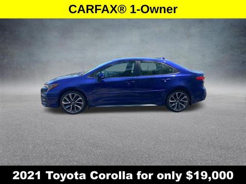 Blue Crush Metallic 2021 Toyota Corolla SE