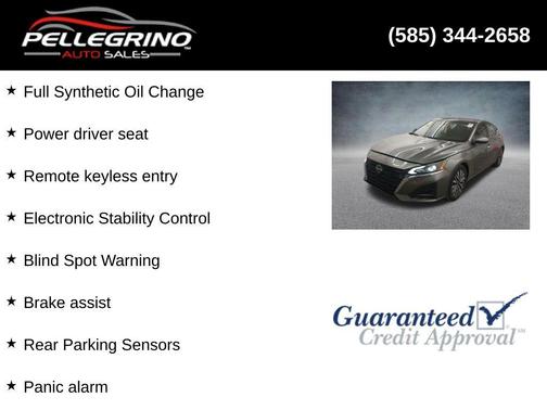 Gun Metallic 2023 Nissan Altima 2.5 SV